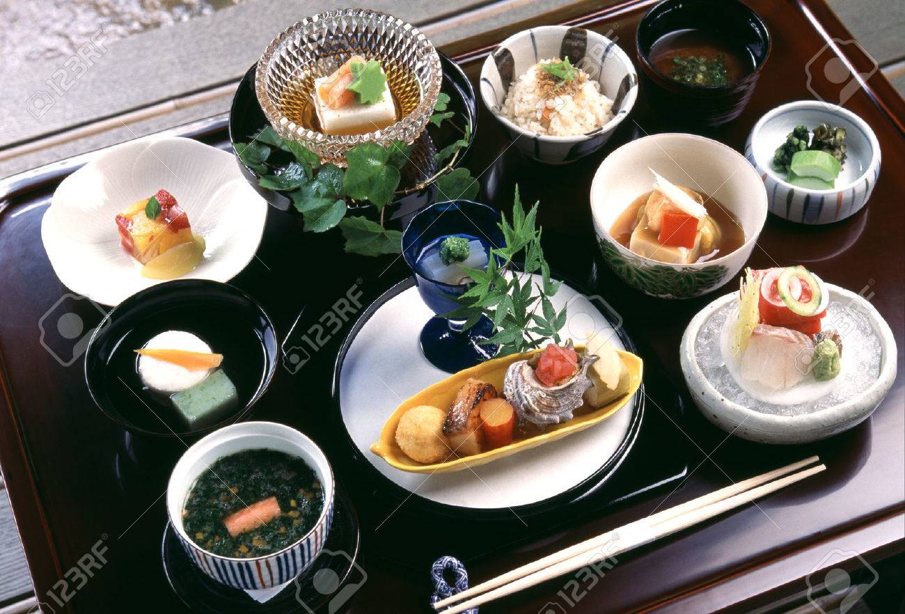 Kaiseki Cuisine Stock Photo Picture And Royalty Free Image Image