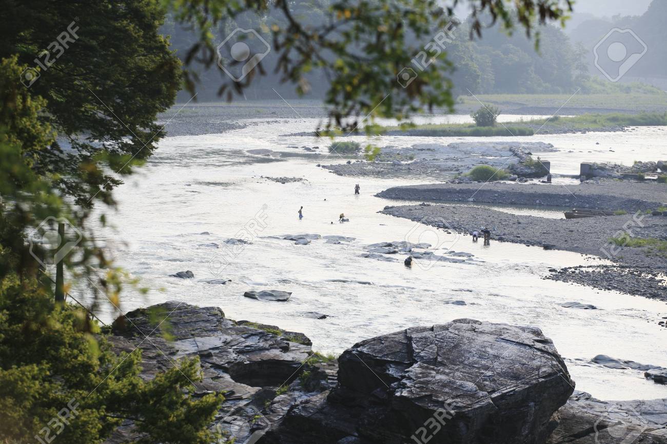荒川上流 の写真素材 画像素材 Image