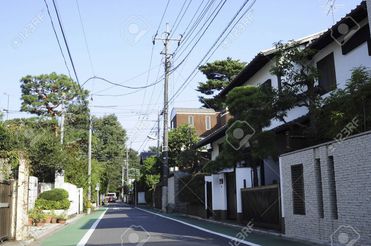 世田谷区 下連雀の住宅地 の写真素材 画像素材 Image