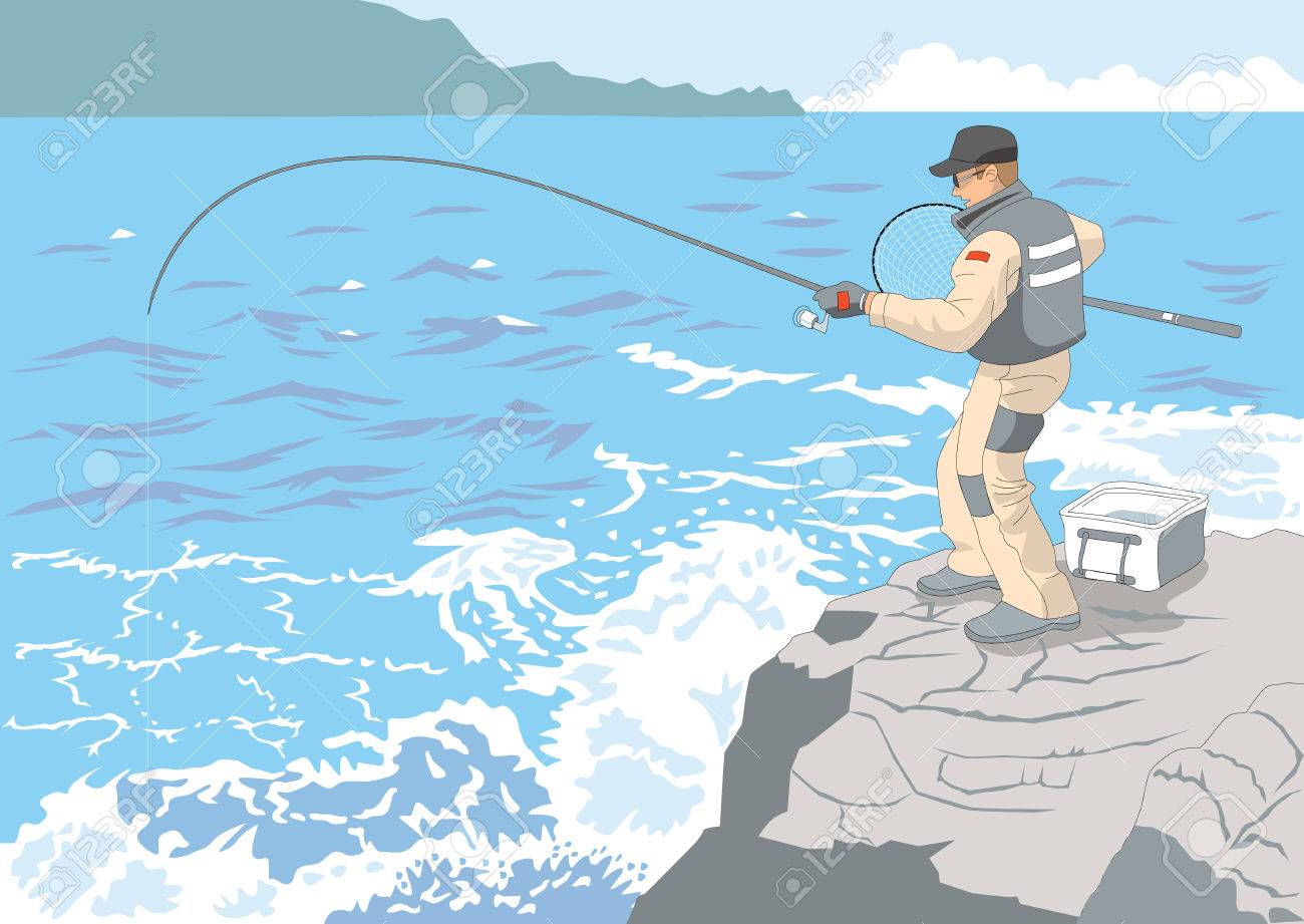 磯釣り の写真素材 画像素材 Image