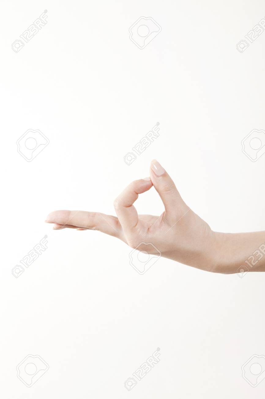 お金マークにする女の手 の写真素材 画像素材 Image