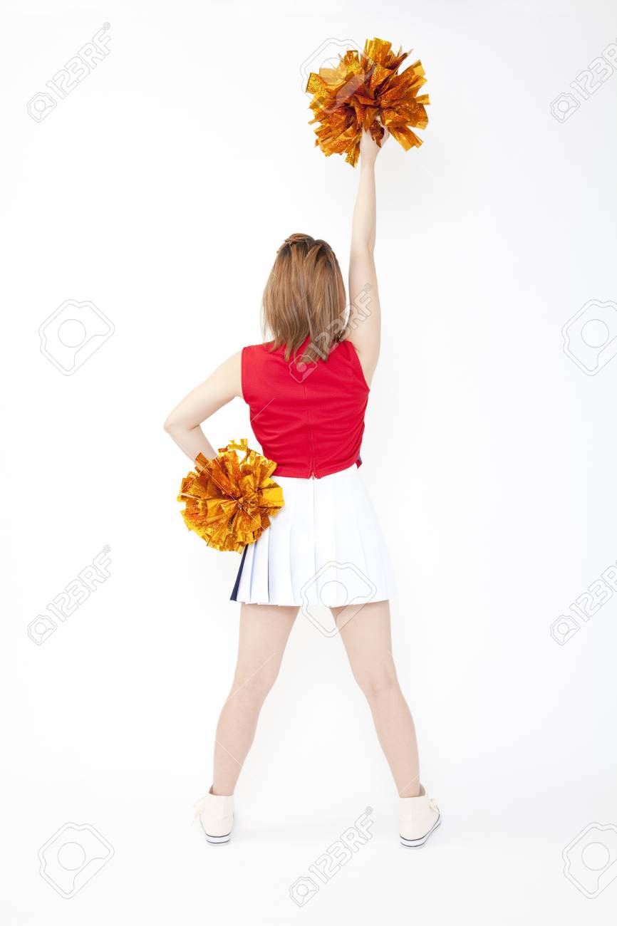 Cheerleader Rear Shot Cheerleader Rear Shot