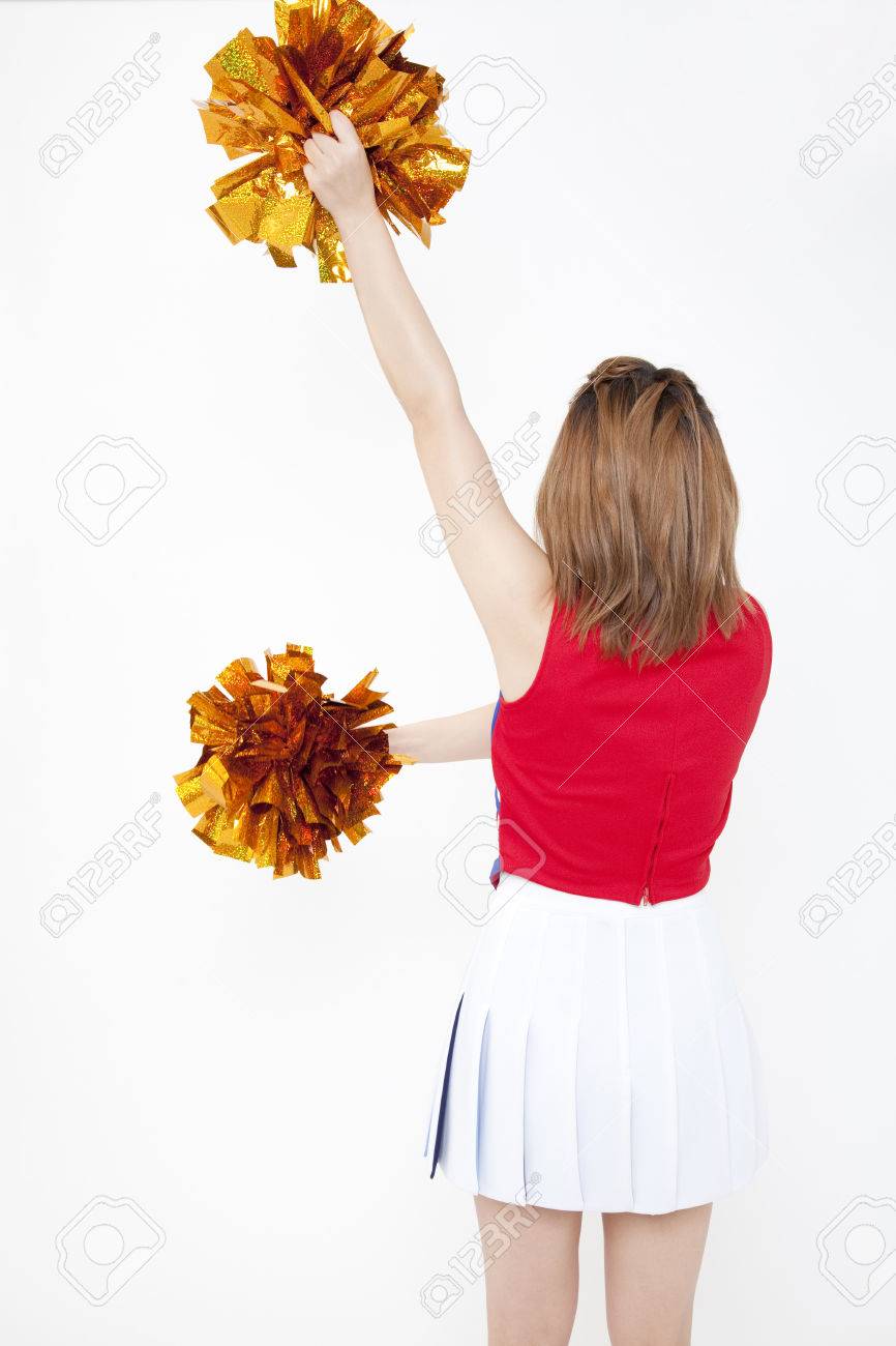 Cheerleader Rear Shot Cheerleader Rear Shot