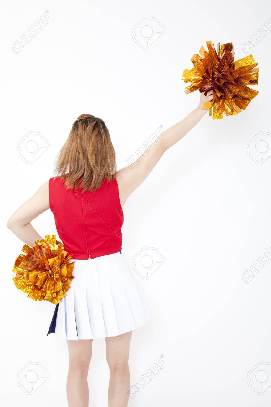 Cheerleader Rear Shot Cheerleader Rear Shot