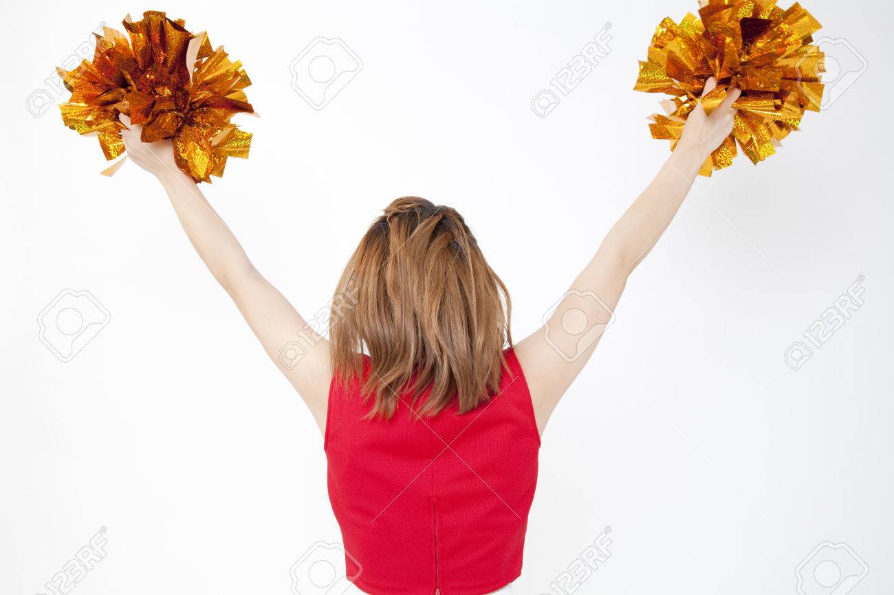Cheerleader Rear Shot Cheerleader Rear Shot