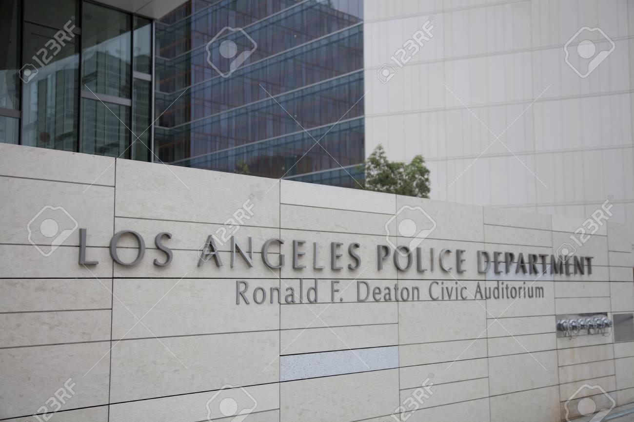 ロサンゼルス市警察の建物 の写真素材 画像素材 Image