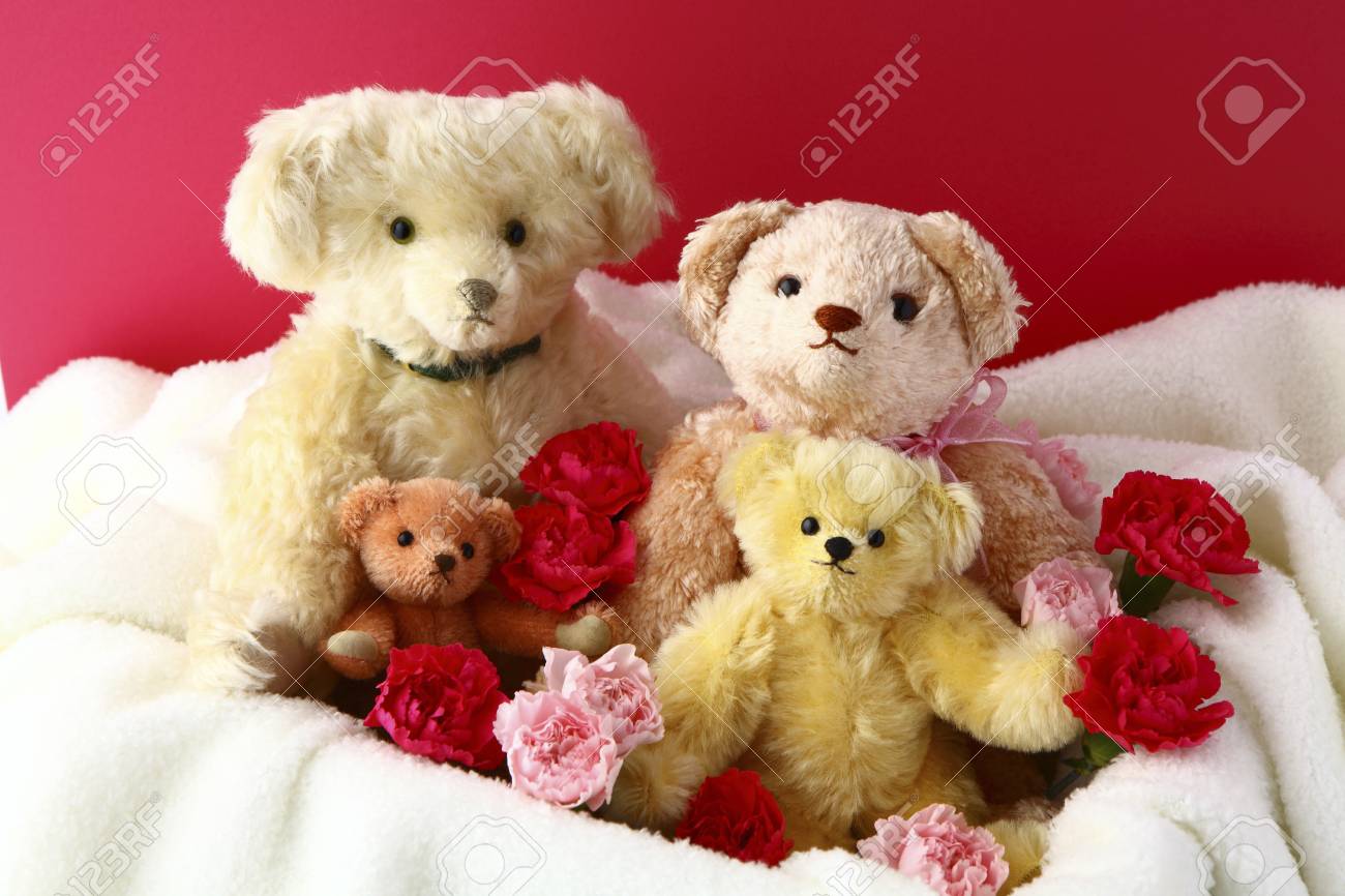 teddy bear family