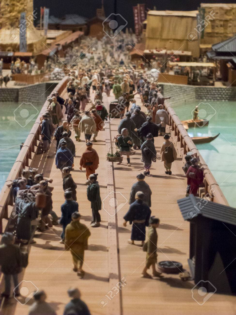 江戸の街並みのミニチュア の写真素材 画像素材 Image