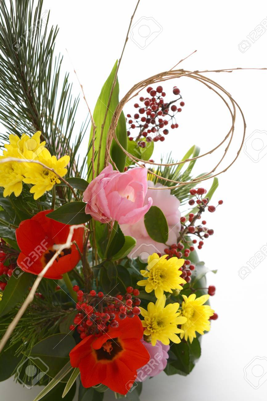 Para Arreglos Florales Día De Año Nuevo Fotos, Retratos, Imágenes 