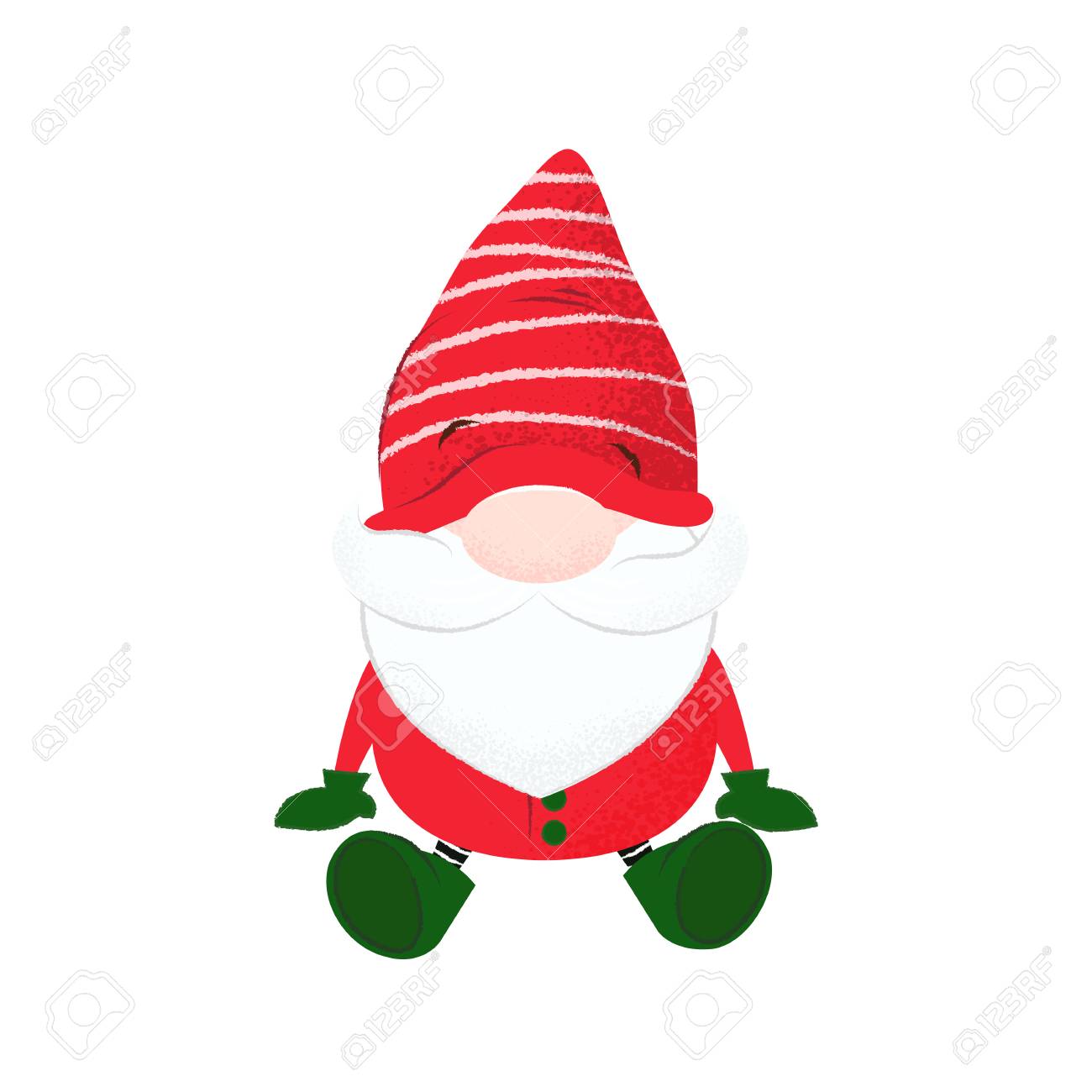 Elf with hat over eyes Clearance