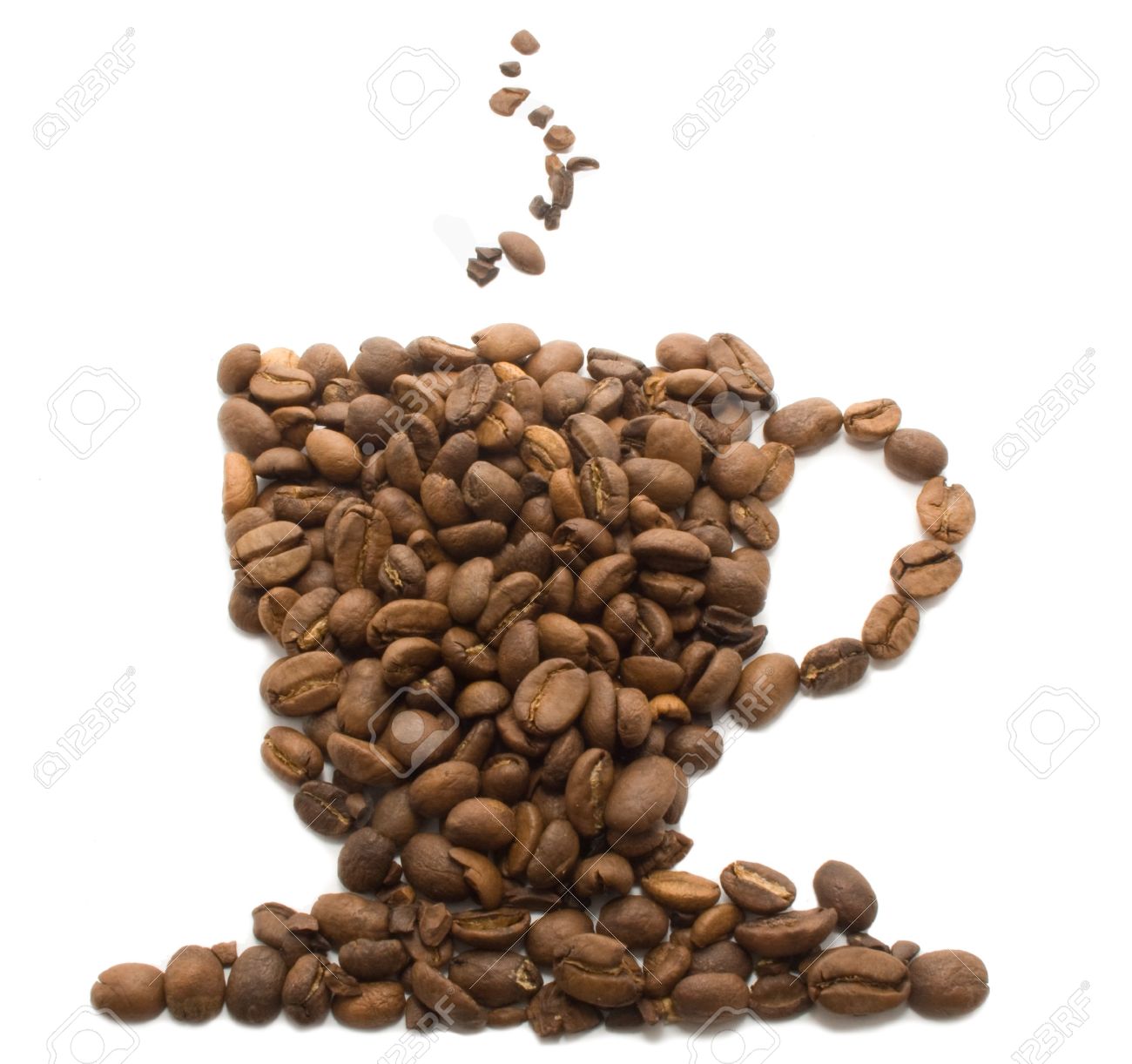 coffee cup made of cofee beans stock photo picture and royalty free cofee