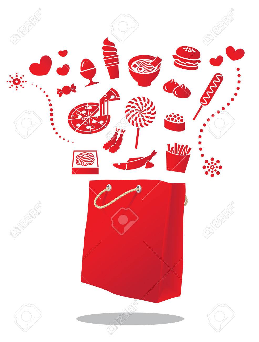 食品袋イラストのイラスト素材 ベクタ Image 31817567