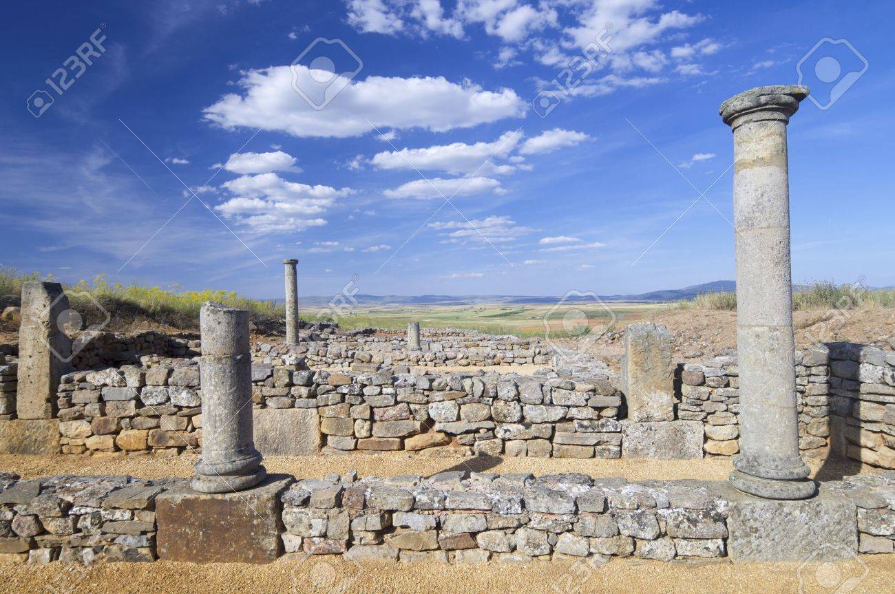 archaeological remains of the ruins of Numancia, Soria, Castilla Leon, Spain - 12689514 archaeological remains of the ruins of Numancia, Soria, Castilla Leon, Spain - 12689514