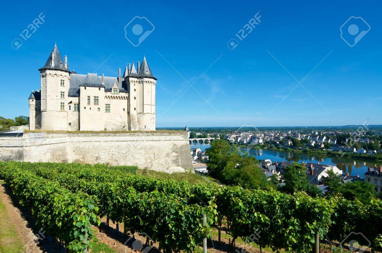 Saumur castle and Loire River, Loire Valley, France. Saumur Castle was built in the tenth century and rebuilt in the late twelfth century. It is now owned by the city and is one of the most famous castles of the Loire Valley. - 76903617 Saumur castle and Loire River, Loire Valley, France. Saumur Castle was built in the tenth century and rebuilt in the late twelfth century. It is now owned by the city and is one of the most famous castles of the Loire Valley. - 76903617