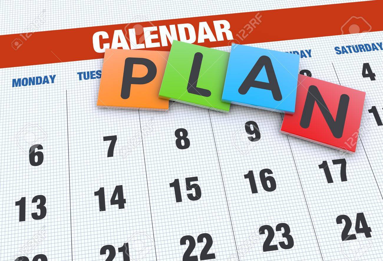 planning calendar as a concept stock photo picture and royalty free