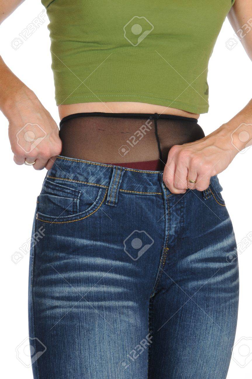 collant sotto i jeans