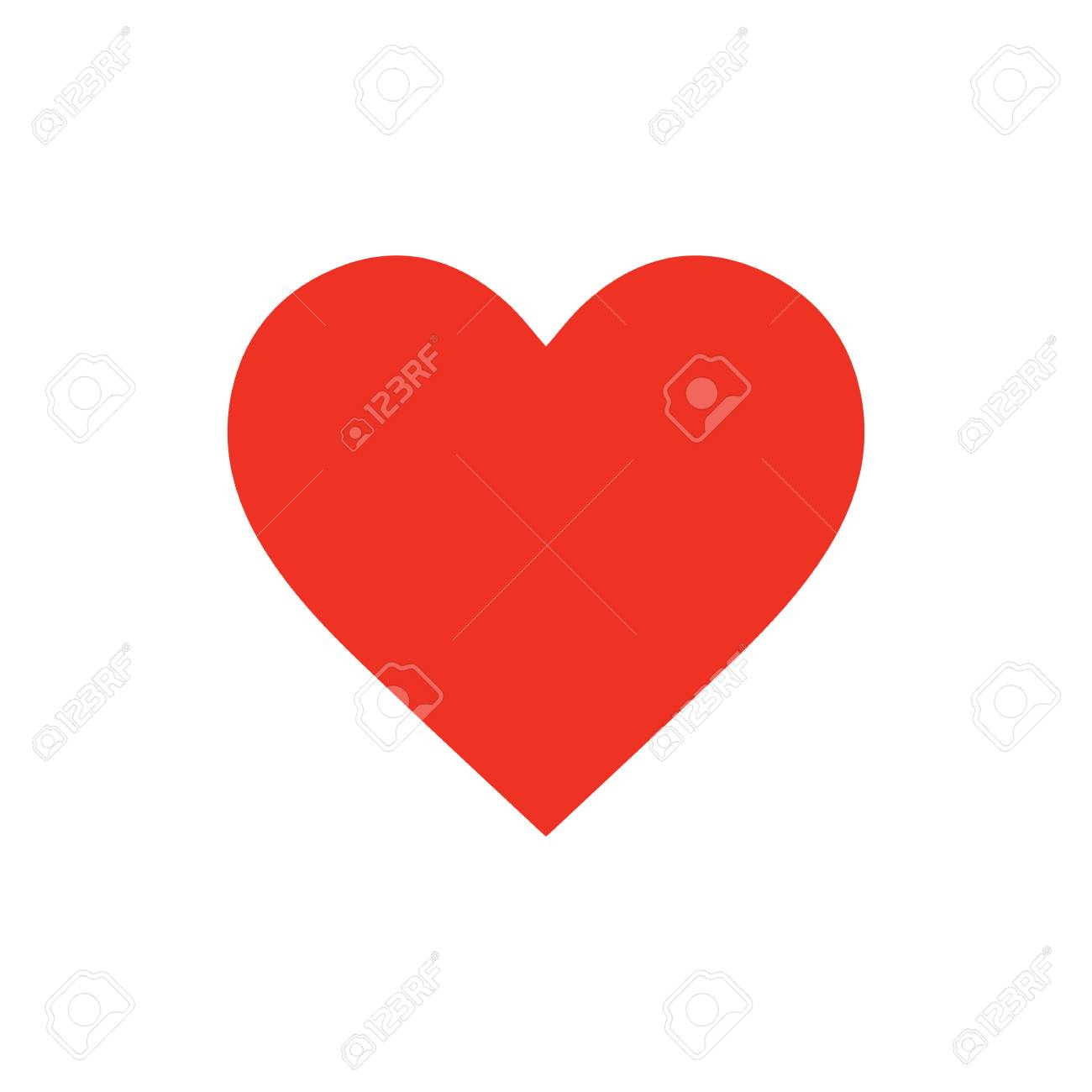 Rotes Herz Symbol Isoliert Auf Weissem Hintergrund Lizenzfrei Nutzbare Vektorgrafiken Clip Arts Illustrationen Image 62265935