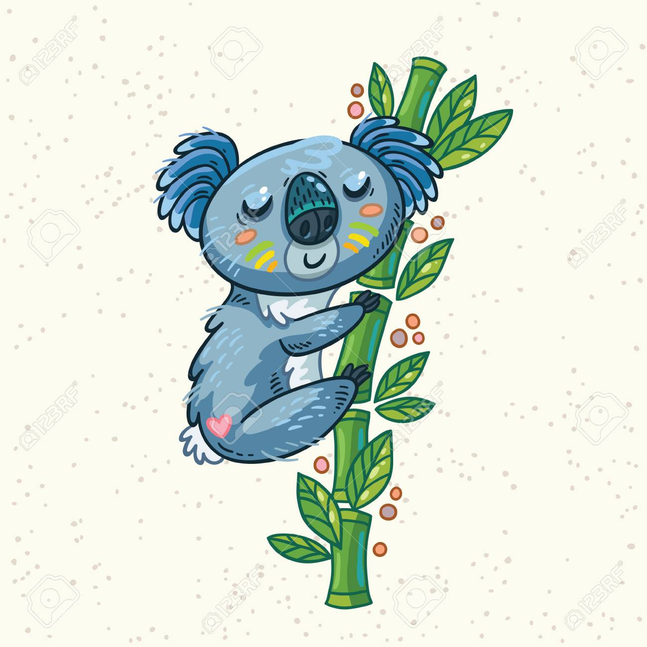 オーストラリアのコアラ ツリー上で眠っています ベクターの子供のイラスト 芸術の印刷物のイラスト素材 ベクタ Image オーストラリアのコアラ ツリー上で眠っています ベクターの子供のイラスト 芸術の印刷物のイラスト素材 ベクタ Image