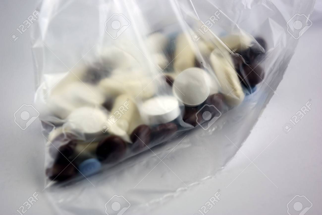 pill plastic bolsas