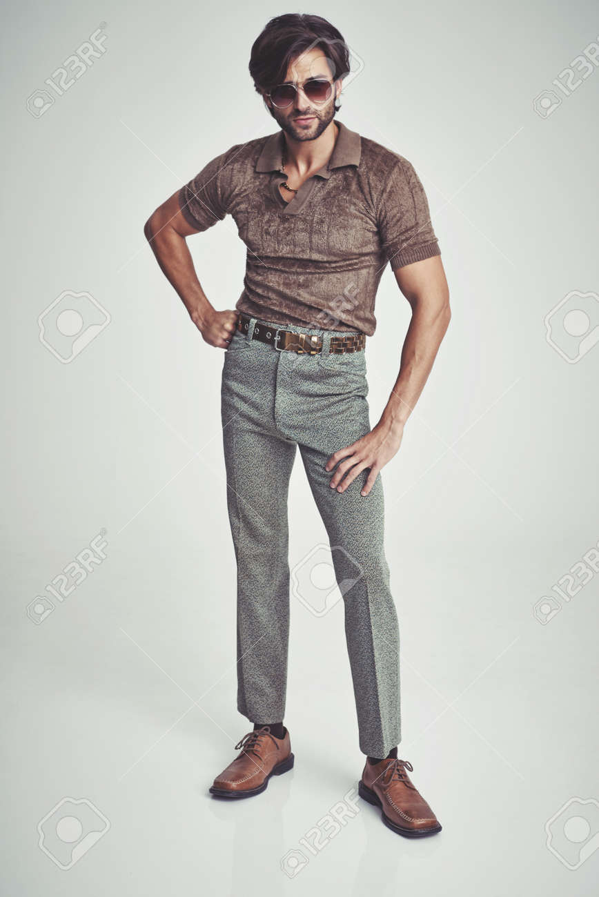 Moda Masculina Vestimenta De Los 70 80 Hombre Vestimenta De Los AÃ