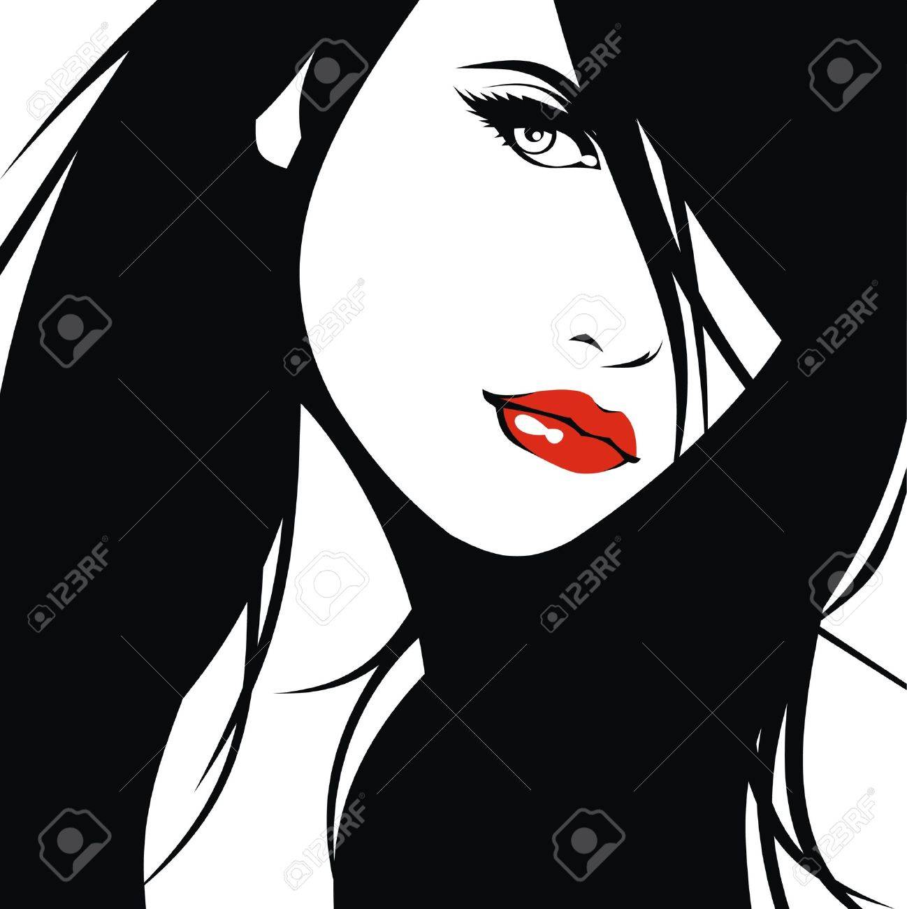 Frau Kopf Und Ihre Haare Friseur Vektor Auf Dem Weissen Hintergrund Isoliert Lizenzfrei Nutzbare Vektorgrafiken Clip Arts Illustrationen Image 19565731