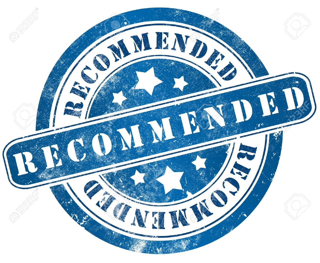 推奨グランジ スタンプ 英語の言語で の写真素材 画像素材 Image