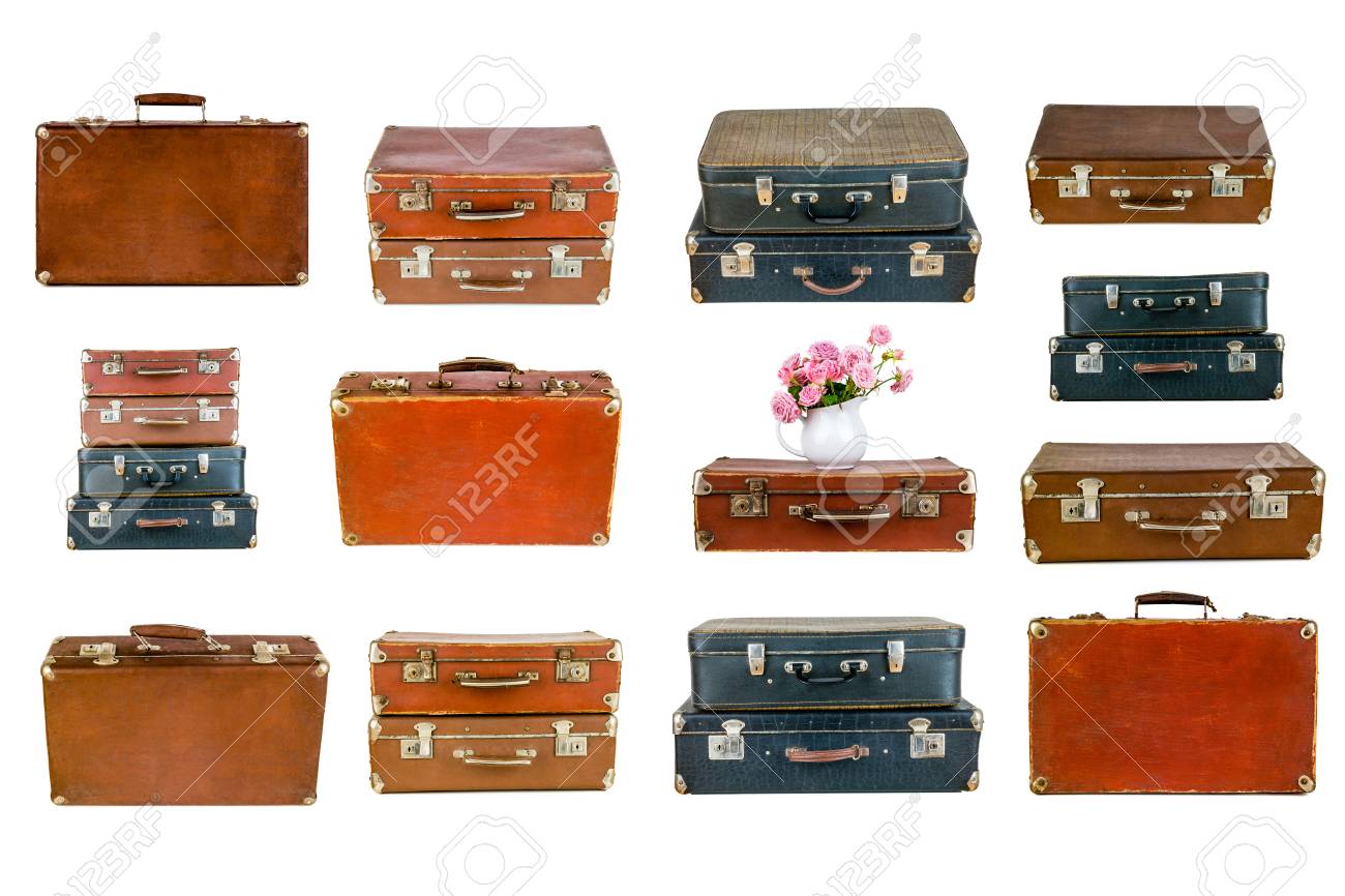 vintage travel suitcase