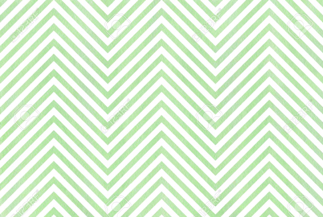 Watercolor Mint Green Stripes Background, Chevron. Watercolor Geometric  Pattern Stock Photo, Picture and Royalty Free Image. Image 64146396.