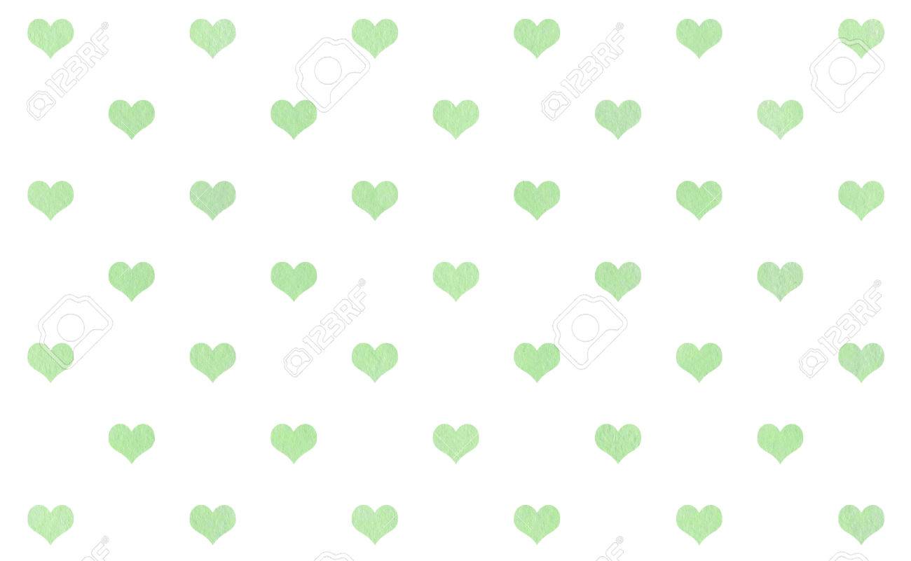 Aquarell Mintgrun Herzen Auf Weissem Hintergrund Muster Lizenzfreie Fotos Bilder Und Stock Fotografie Image 65058447