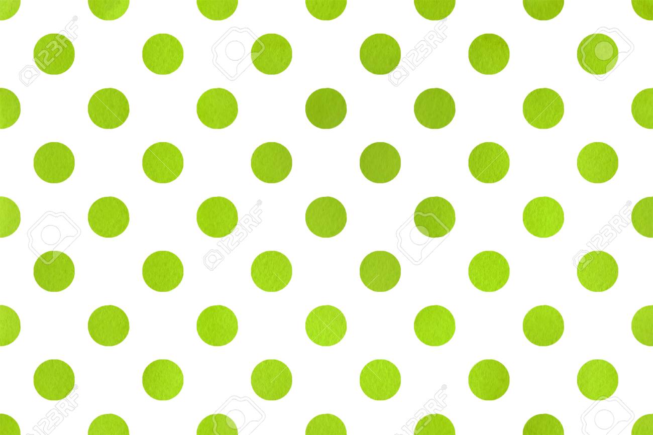 watercolor lime green polka dot background pattern with dots green baby background