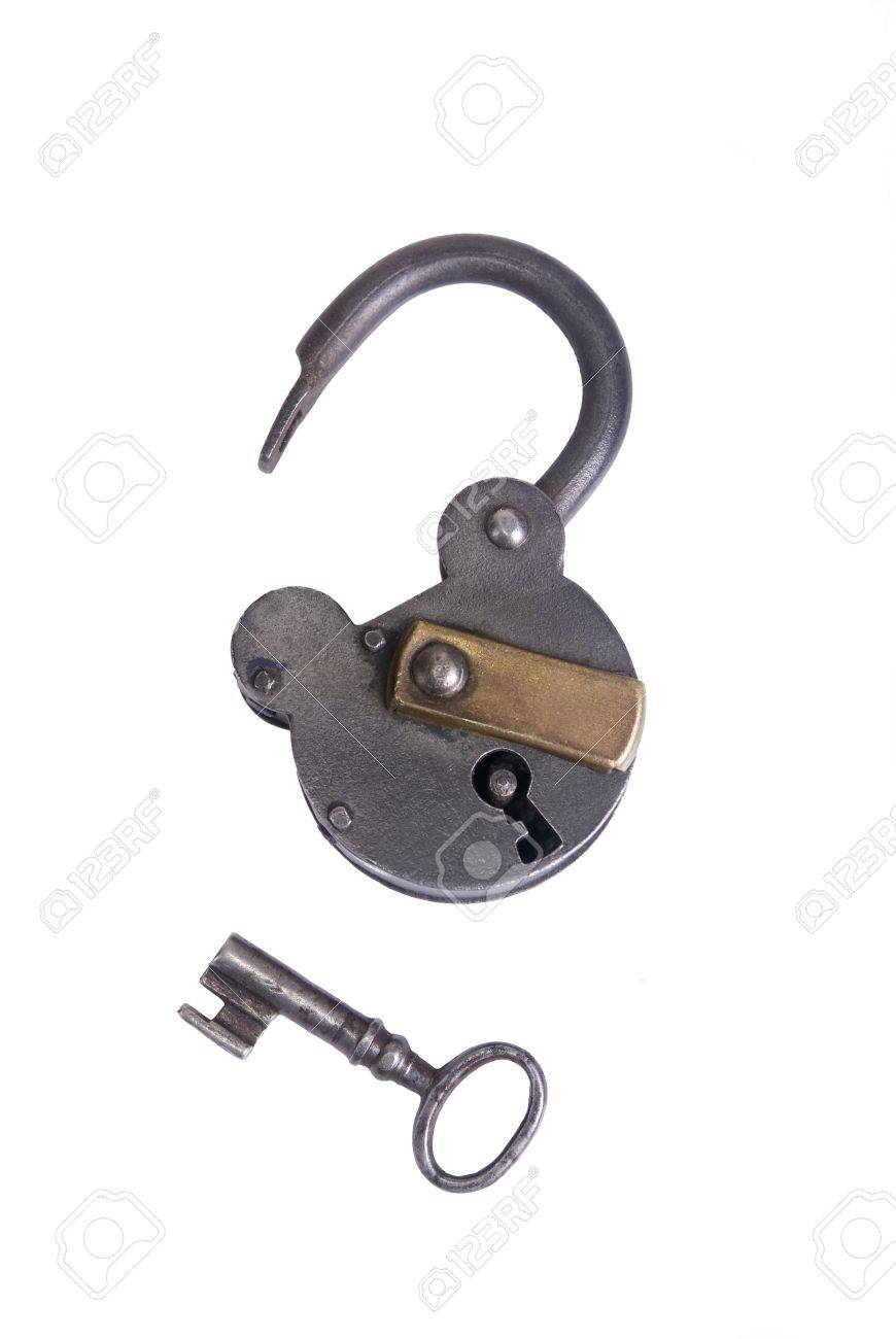 an old lock and key unlocking the past stock photo picture and