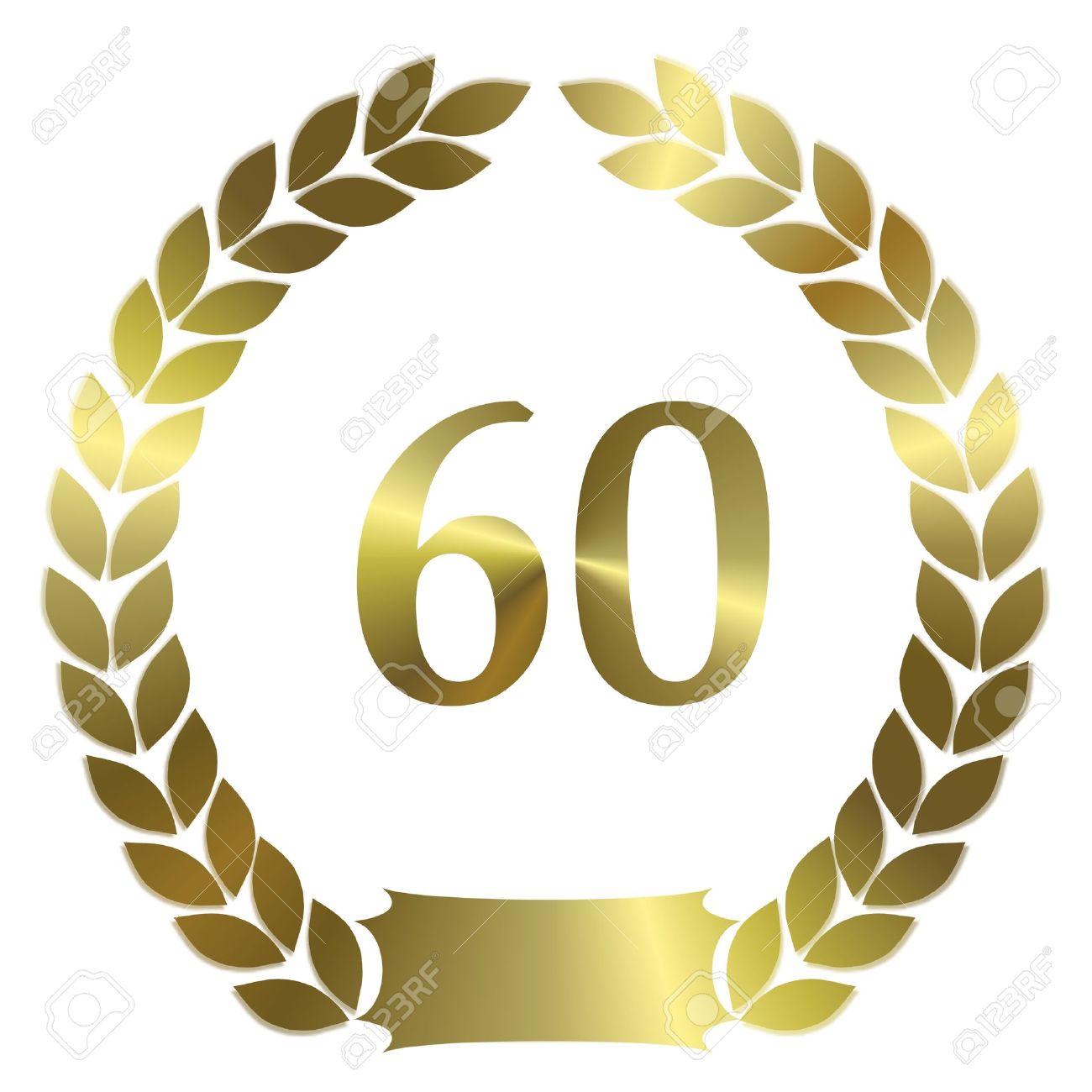 golden laurel wreath 60 Stock Photo - 4532314