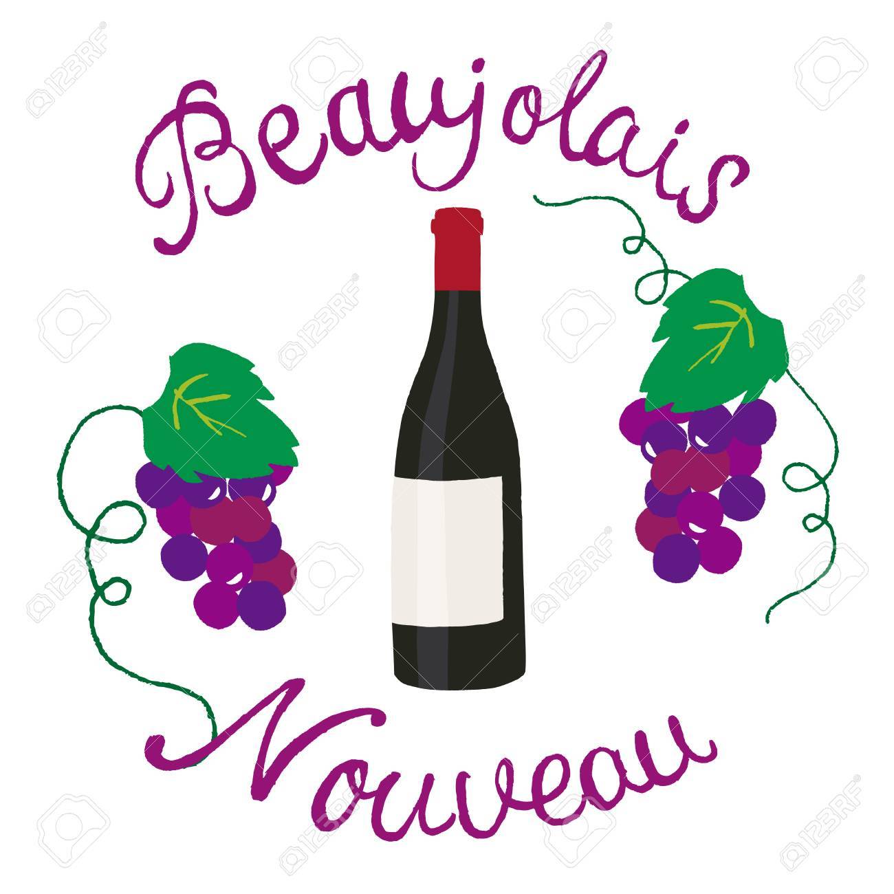 ボジョレー ヌーボー のイラスト素材 ベクタ Image
