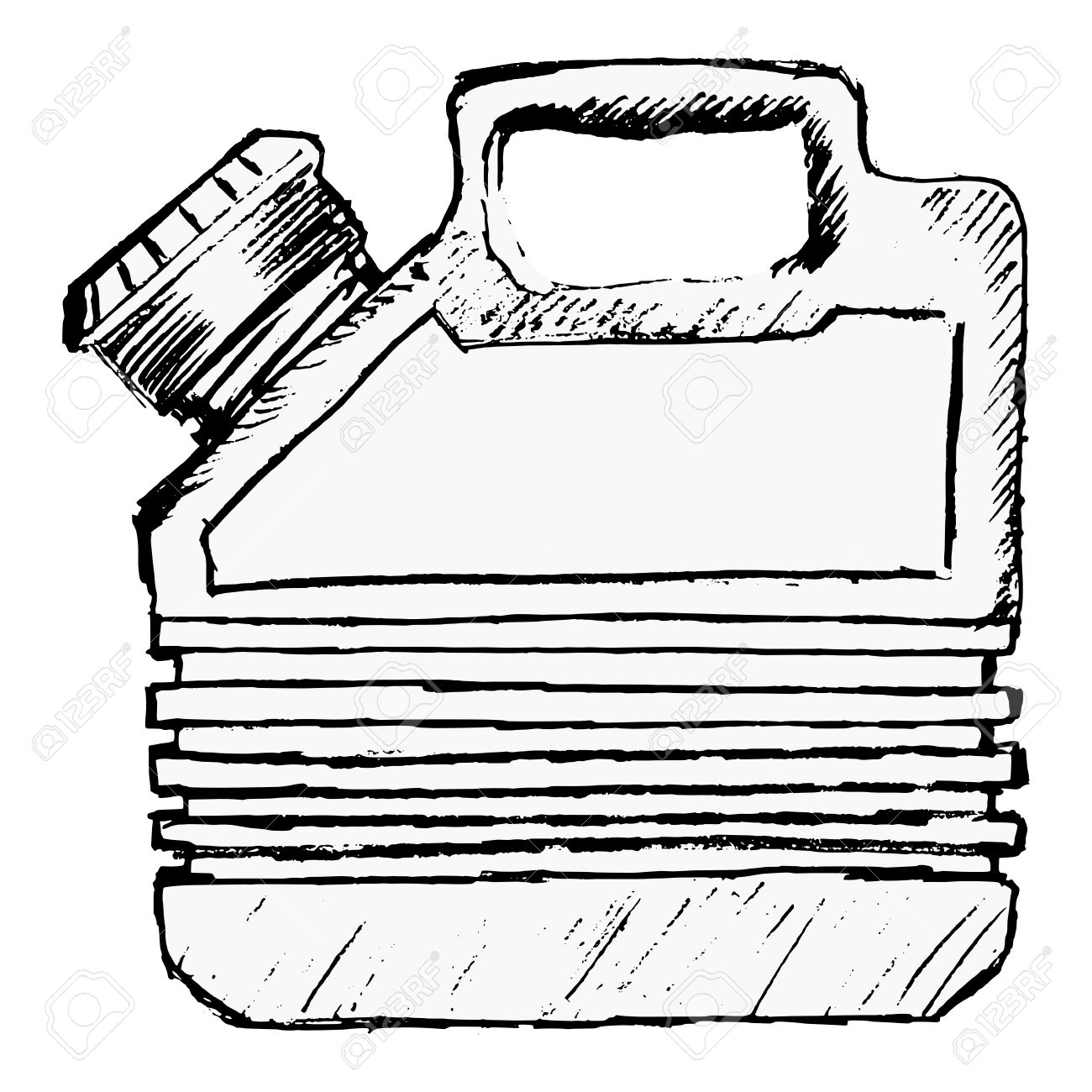 dessines a la main image de dessin anime bidon d essence clip art libres droits vecteurs et illustration 18056661 coloriage licorne scintillant chance