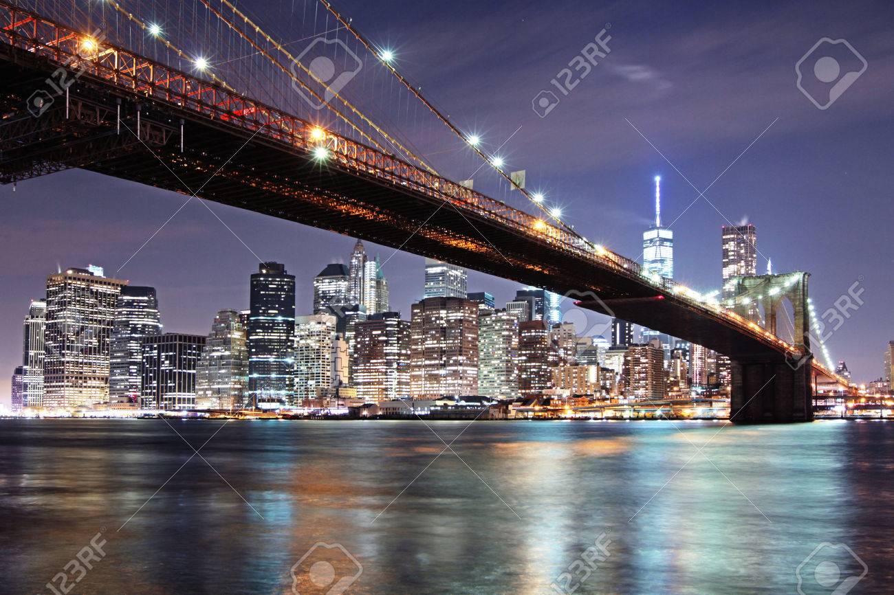Caminata nocturna por el Puente de Brooklyn