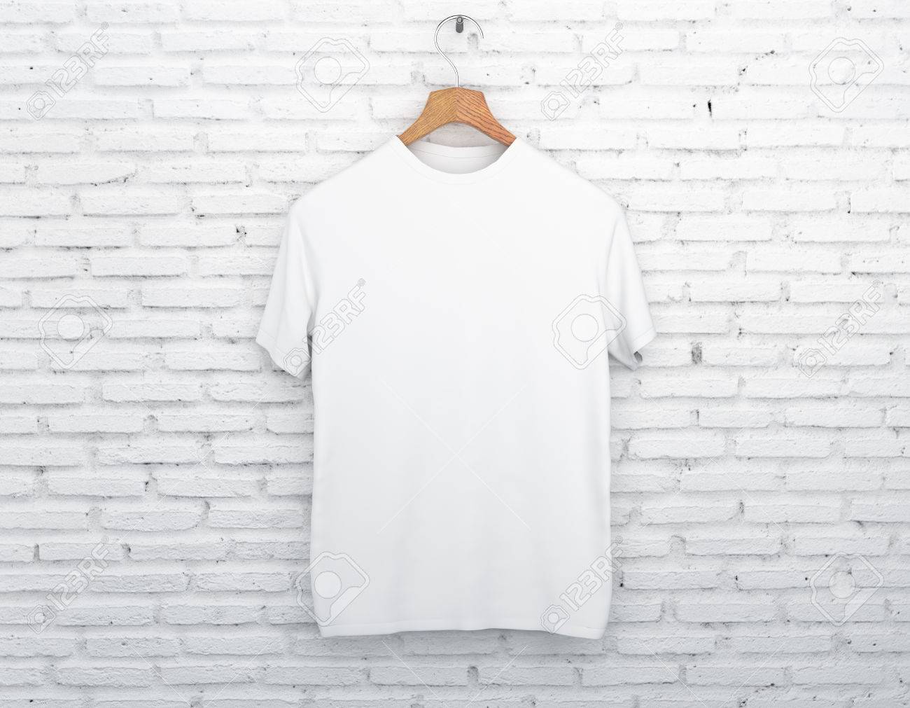 empty white t shirt
