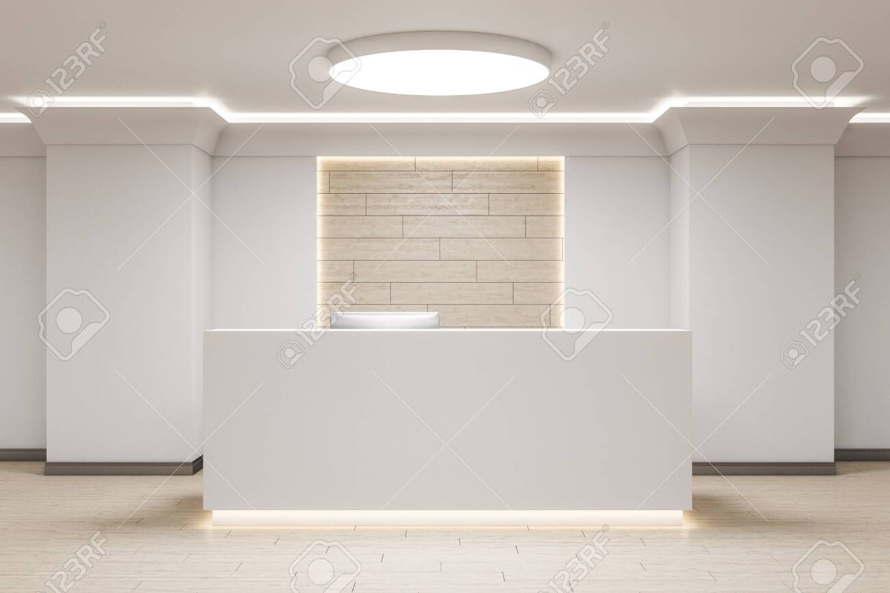 medical office reception desk design