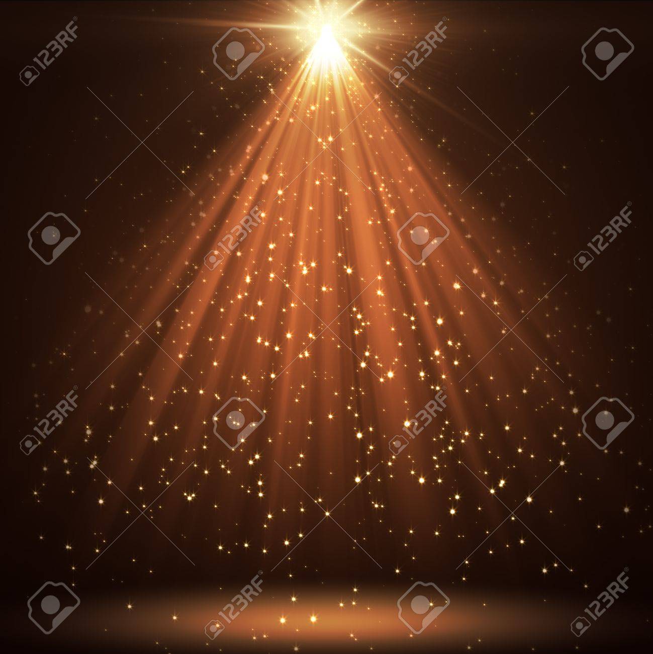 きらきら光る星と光線を持つ偉大な背景 の写真素材 画像素材 Image