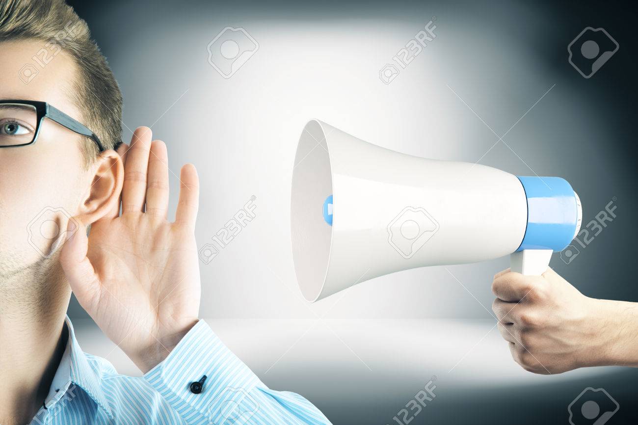 hand held loud speaker