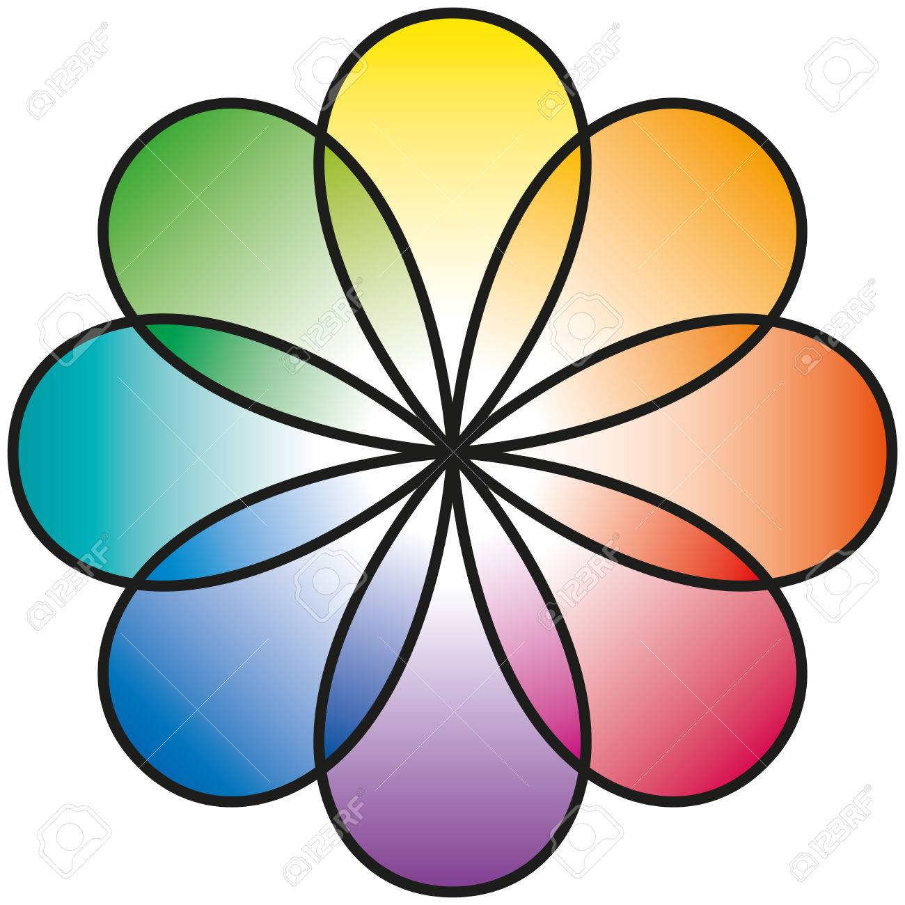 手書きアート　カラフルな花と虹の絵 Amazon.co.jp: 絵画 色とりどりの虹とお花畑 アートパネル ポスター