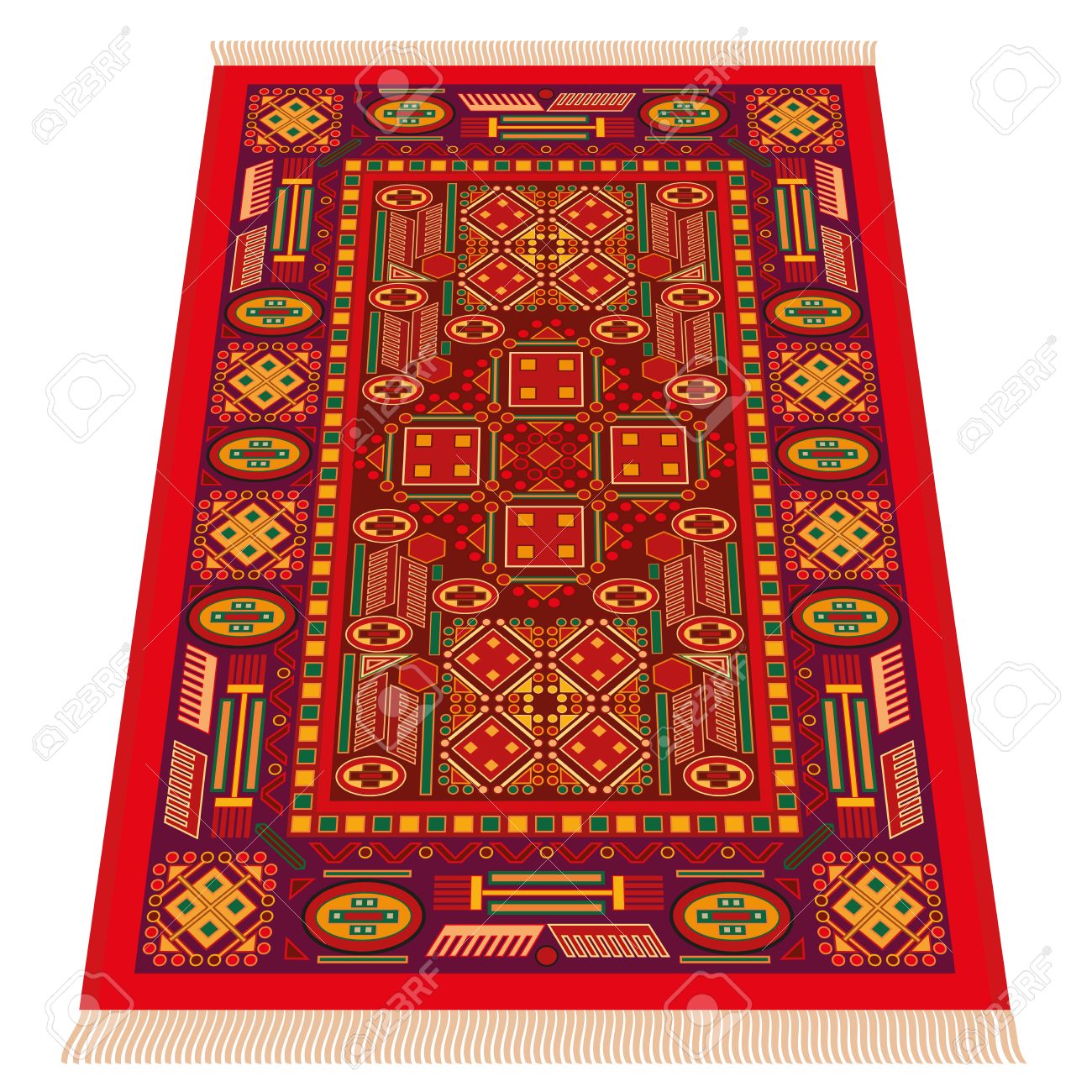 banque dimages tapis oriental rouge la prsentation en perspective isolated illustration vectoriel sur fond blanc - Tapis Oriental Rouge banque dimages tapis oriental rouge la prsentation en perspective isolated illustration vectoriel sur fond blanc - Tapis Oriental Rouge