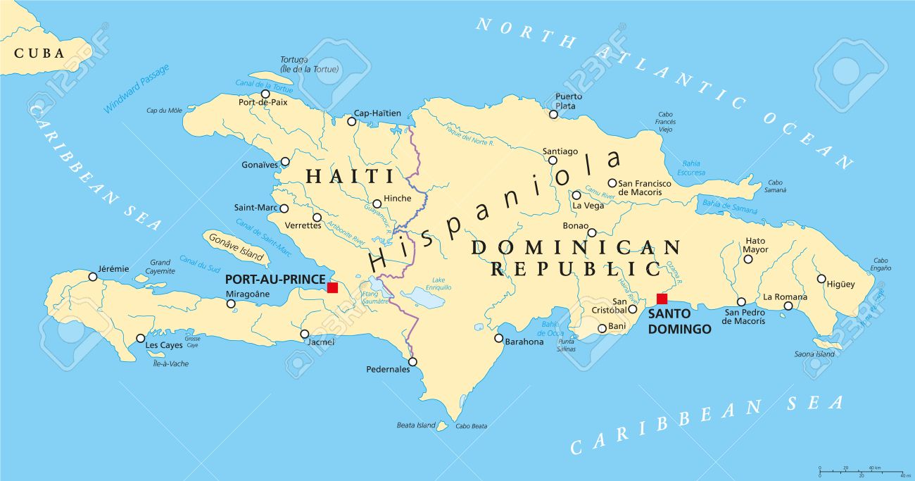 carte de haiti et république dominicaine Hispaniola Carte Politique Avec Haïti Et La République Dominicaine carte de haiti et république dominicaine Hispaniola Carte Politique Avec Haïti Et La République Dominicaine