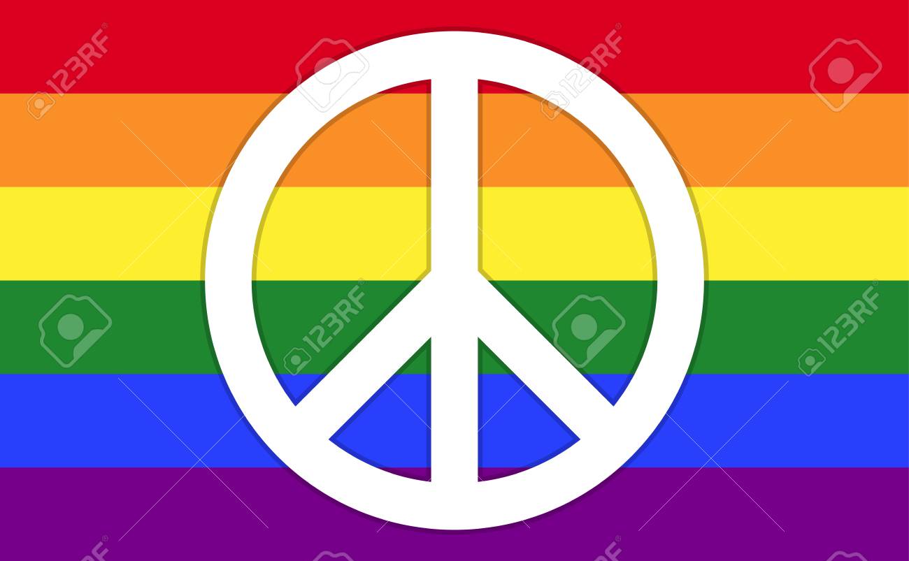 La paz de bandera