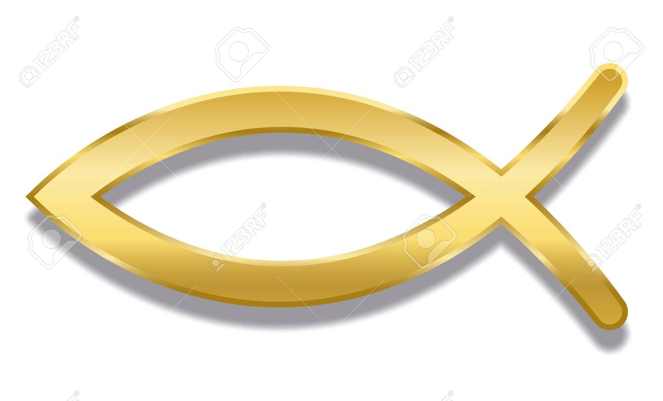 wallpapers Pez Signo De Cristo jesus pez simbolo cristiano dorado que consta de dos arcos que se cruzan tambien se llama ichthys o ichthus la palabra griega que significa pez