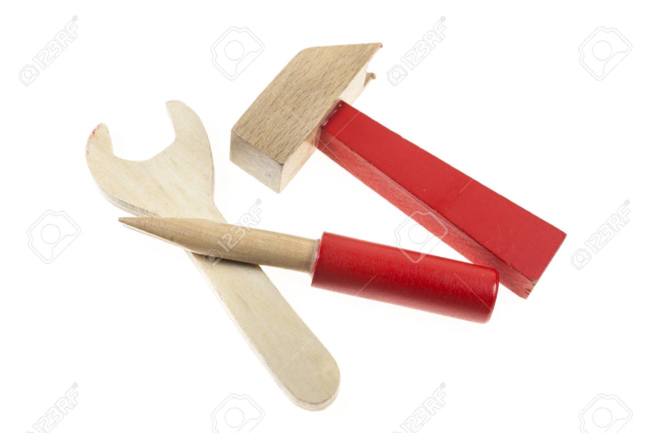 herramientas de madera para niños