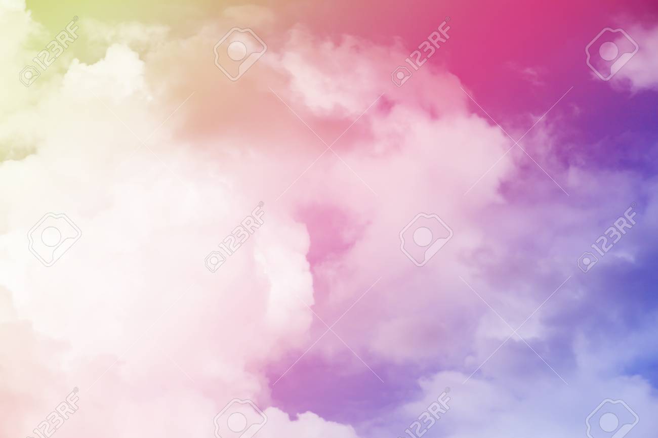 fantastic sky and colorful
