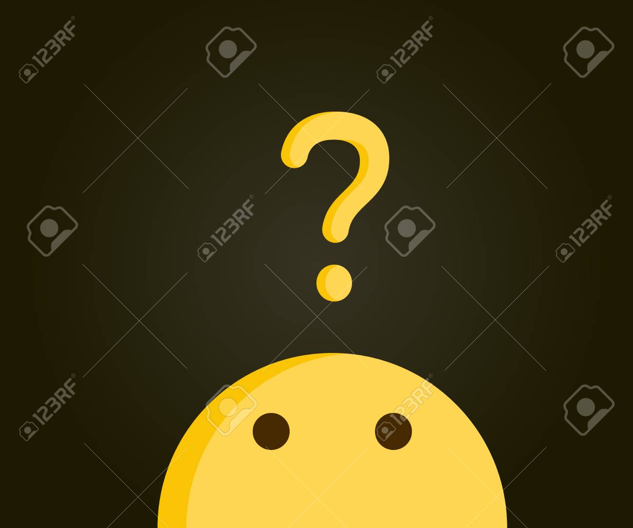 cute emoji looking up