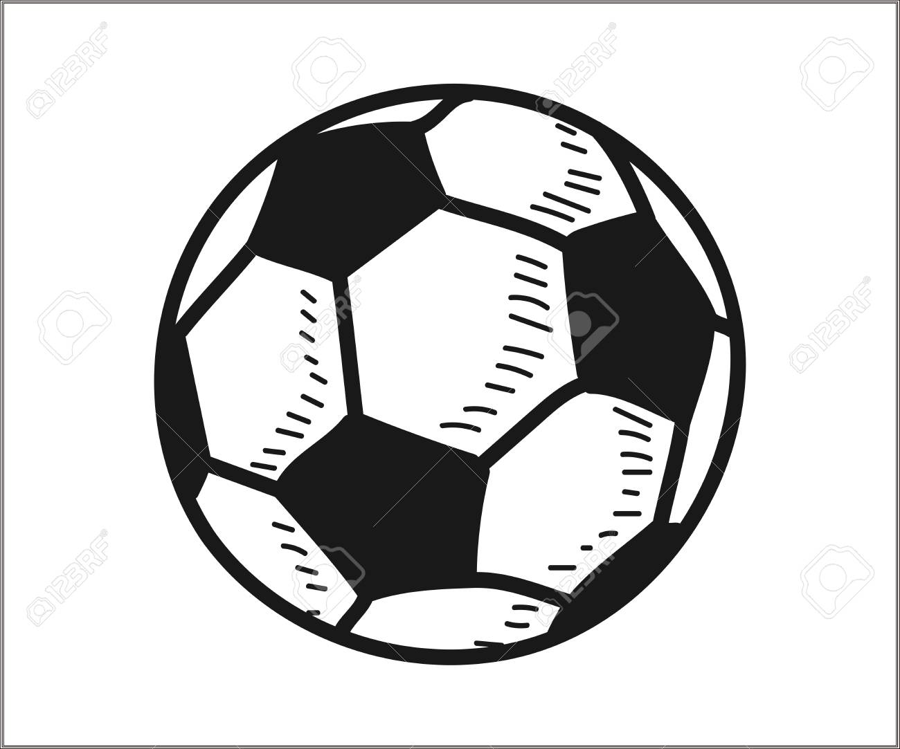soccer ball doodle