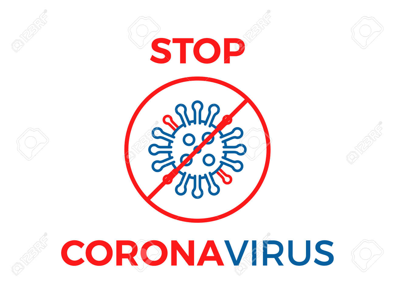 Stop Corona Virus prevention graphic design message with text and virus icon. COVID-19 background to raise awareness and take action. Vector illustration - 158456348 Stop Corona Virus prevention graphic design message with text and virus icon. COVID-19 background to raise awareness and take action. Vector illustration - 158456348