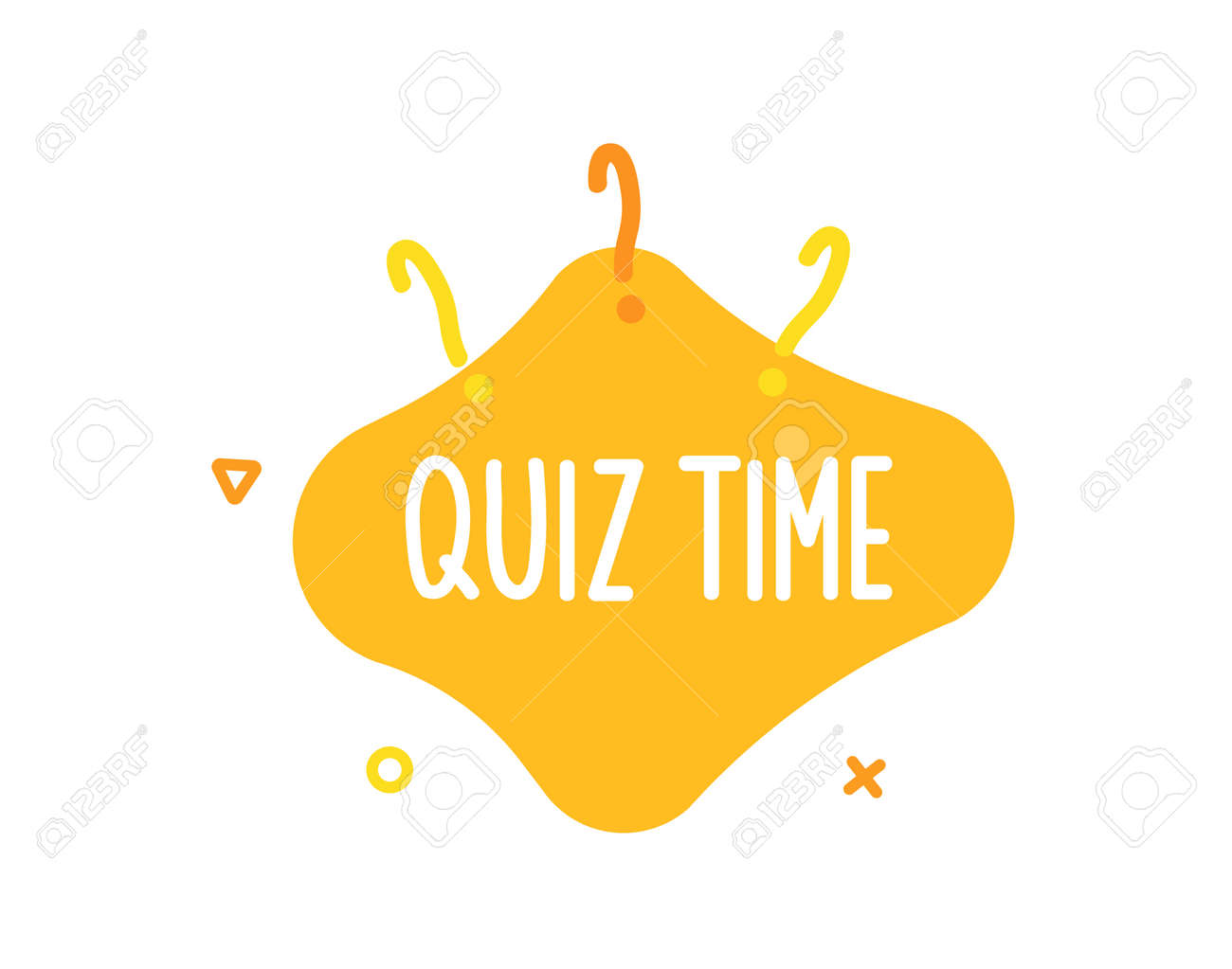 Quiz time text on liquid shape with question marks and geometric outline figures. Vector graphic design template for quiz question games, questionnaires, education, pub and bar events, online games, social media, business and marketing events - 158456541 Quiz time text on liquid shape with question marks and geometric outline figures. Vector graphic design template for quiz question games, questionnaires, education, pub and bar events, online games, social media, business and marketing events - 158456541
